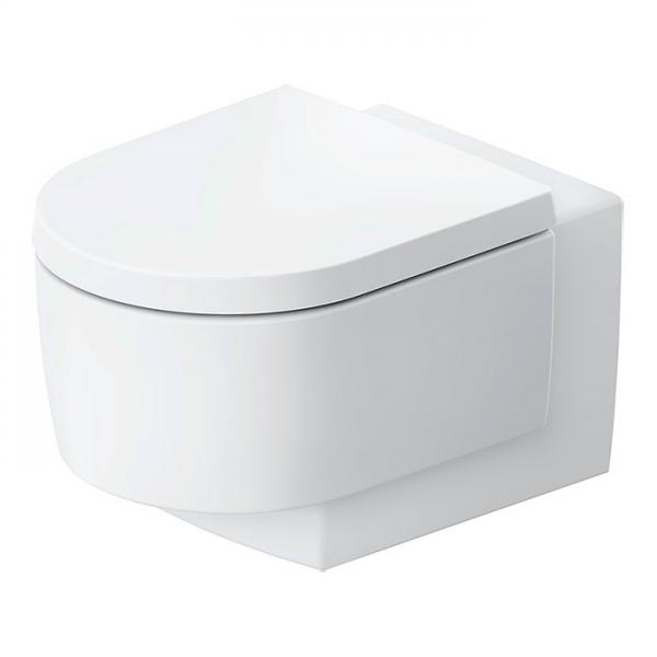Duravit Balcoon v&aelig;gh&aelig;ngt toilet m/Rimless og DuraShield - Mat hvid