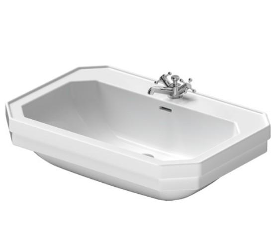 Duravit 1930 80 håndvask t/væg - 1/3 hanehuller - Wondergliss