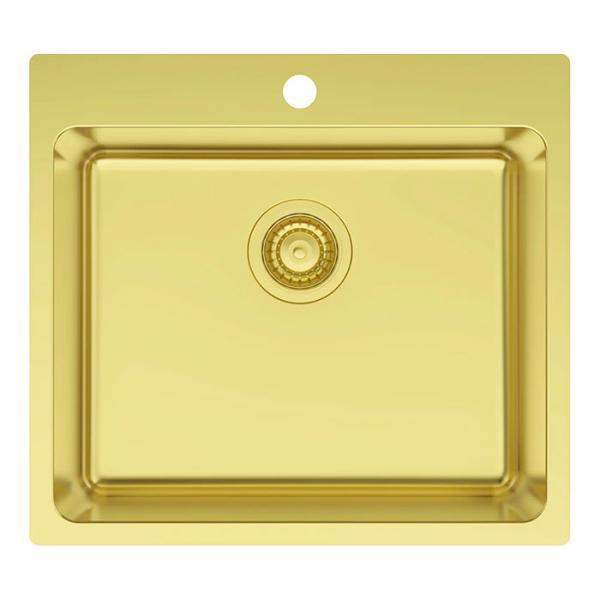 Lavabo LA 550 k&oslash;kkenvask - Messing PVD