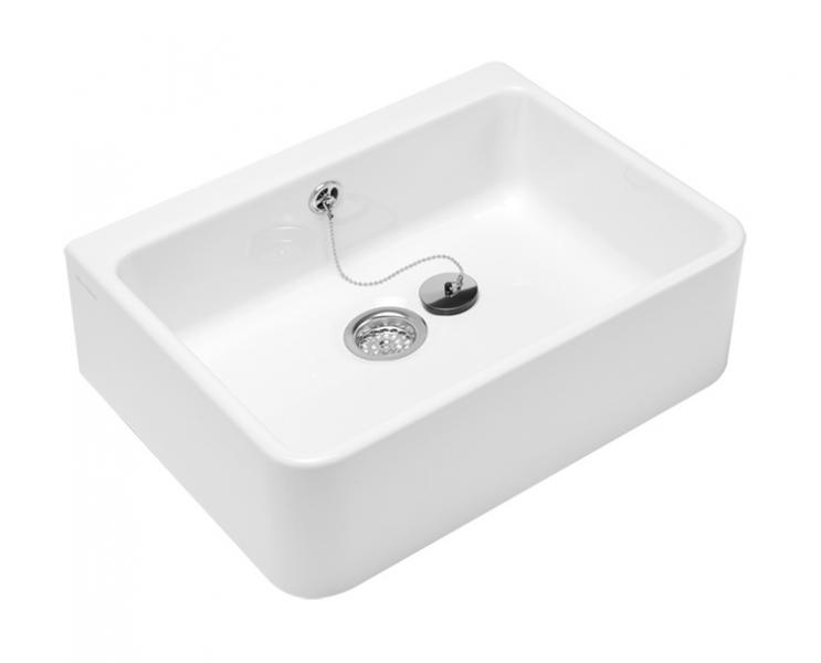 Villeroy & Boch 6322 O. Novo rengøringsvask t/væg - Hvid Alpin