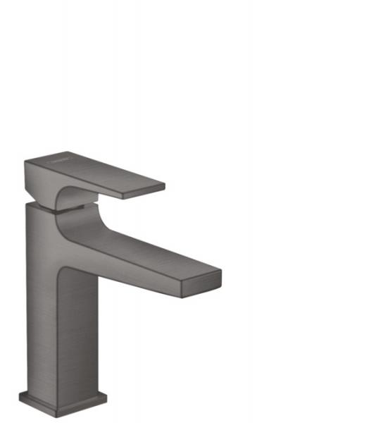 Hansgrohe Metropol 110 armatur m/push-open bundventil - Børstet sort krom