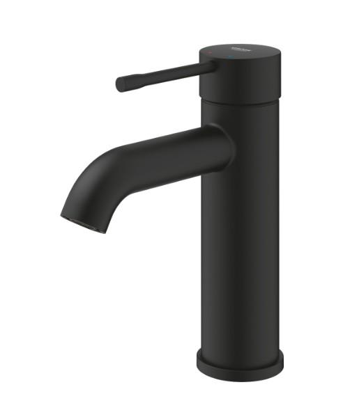 Grohe Essence New håndvaskarmatur u/bundventil - Mat sort