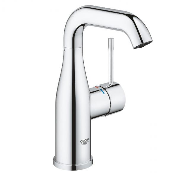 Grohe Essence New M håndvaskarmatur u/bundventil m/svingtud - Krom