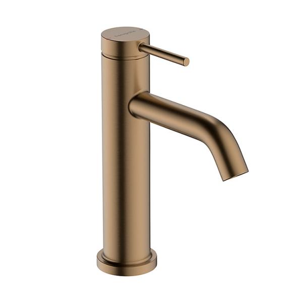 Hansgrohe Tecturis S 110 Ecosmart+ håndvaskarmatur - Børstet bronze