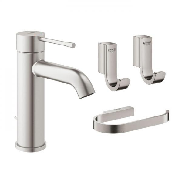 Grohe Essence & Selection vandhane m/tilbeh&oslash;r - Supersteel