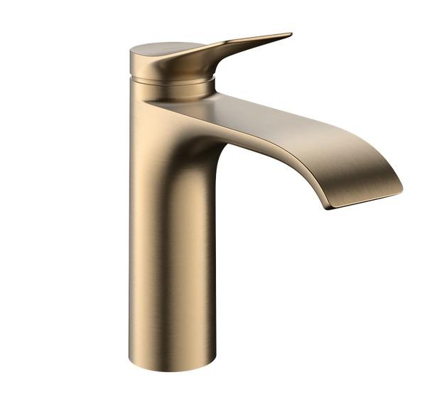 Hansgrohe Vivenis 110 håndvaskarmatur m/løft-op bundventil og CoolStart - Børstet bronze Hansgrohe Vivenis 110 håndvaskarmatur m/løft-op bundventil og CoolStart - Børstet bronze