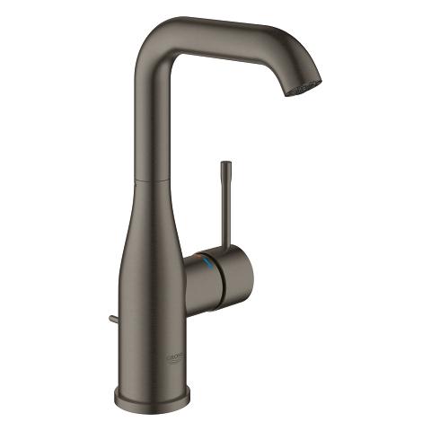 Grohe Essence New L håndvaskarmatur m/bundventil og svingtud - Børstet hard graphite