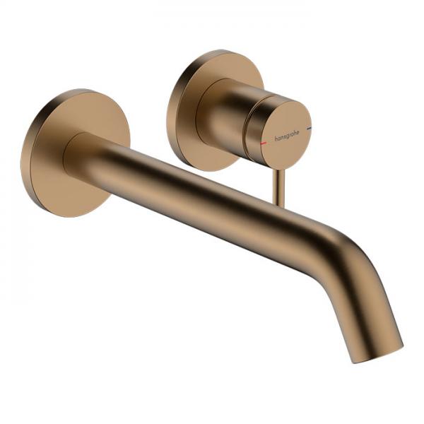 hansgrohe Tecturis S håndvaskarmatur t/indbygning m/EcoSmart+ - 225 - Børstet bronze