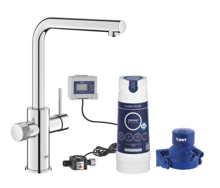 Grohe Blue Pure Vento starter kit m/S-filter og udtræksbruser - Krom