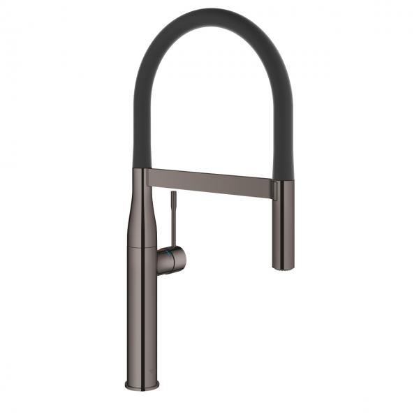 Grohe Essence New køkkenarmatur m/profi-bruser - Poleret hard graphite