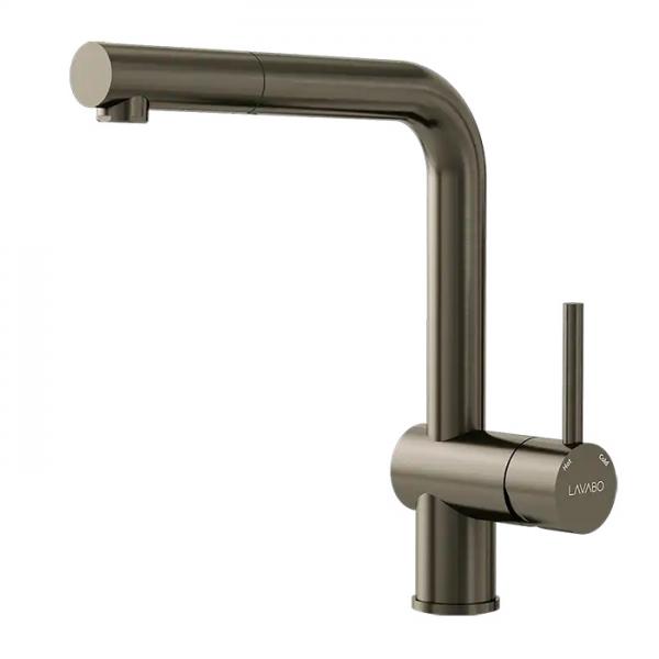Lavabo Kubus 385 RS køkkenarmatur m/udtræk - Dark bronze Lavabo Kubus 385 RS køkkenarmatur m/udtræk - Dark bronze
