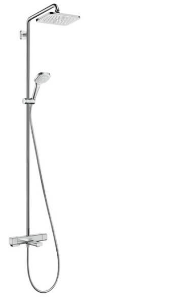 Hansgrohe Croma E 280 1jet komplet brusesystem m/kartermostat - Krom