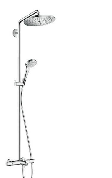 Hansgrohe Croma Select S Showerpipe 280 1jet til kar