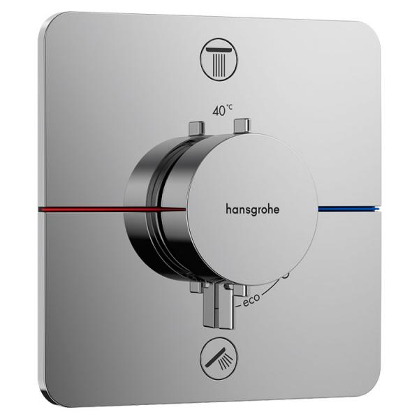 hansgrohe ShowerSelect Comfort Q indbygningsarmatur m/2 udtag - Krom