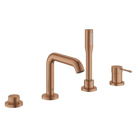 Grohe Essence New 4-huls kar- & brusekombination - Børstet warm sunset