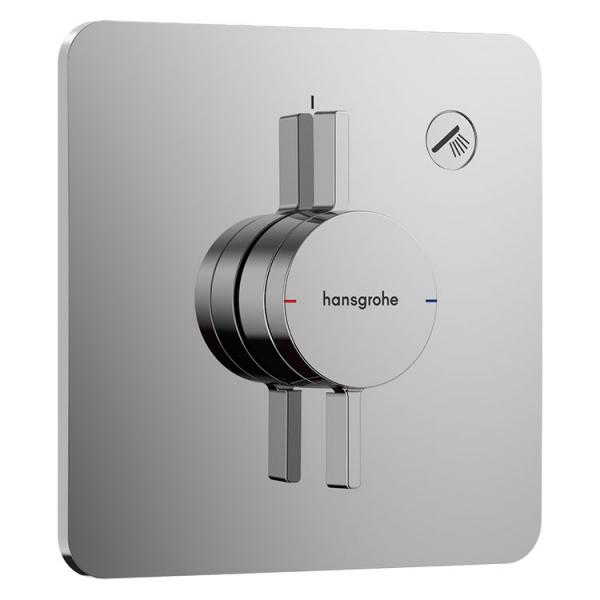 hansgrohe DuoTurn Q indbygningsarmatur m/1 udtag - Krom