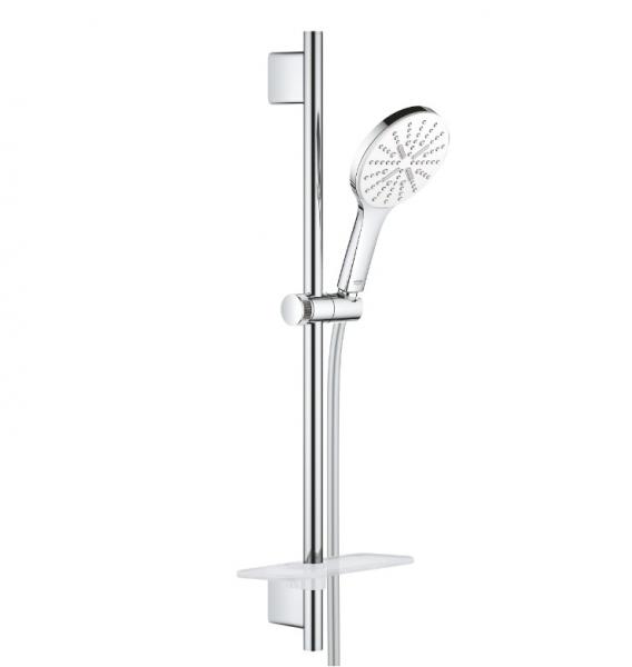 Grohe Rainshower SmartActive 130 brusesæt 3 sprays - Moon white