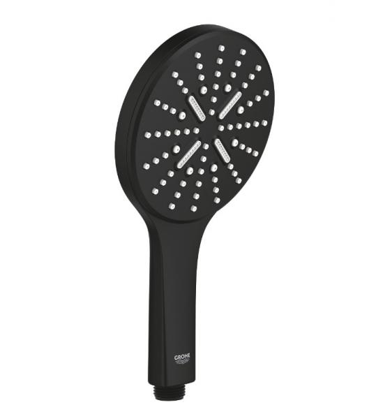 Grohe Rainshower SmartActive håndbruser - 3 spray - Mat sort