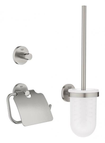 Grohe Essentials tilbehørssæt 3 i 1 - Steel