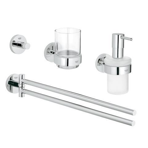 Grohe Essentials tilbehørssæt 4 i 1 - Krom