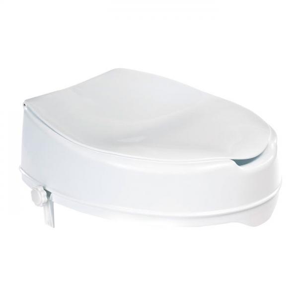 Ridder Assistent toiletforhøjer m/låg - Hvid