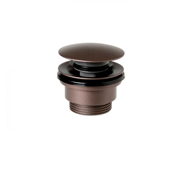 Cassøe universal push-up bundventil - Mat bronze