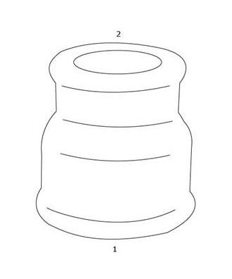 GF Gavaniseret formmuffe - Muffe/Muffe - 3" - 1 1/2"