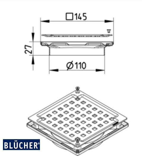 Outlet - Blucher overdel Square