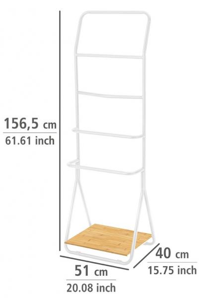 Wenko Verona håndklæde- og tøjstativ - Hvid