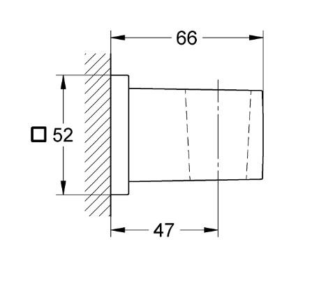 Grohe Euphoria Cube bruseholder