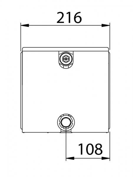 Unite konvektor T44 200 x 1000 mm - 15 kvm