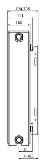 Outlet - Altech C4 radiator 22 - 600 x 1600 mm