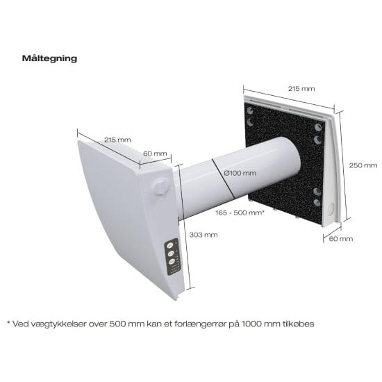 Duka One S4 Plus Varmegenvinding - Ø100 mm