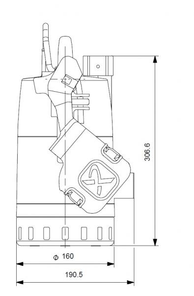 Grundfos Unilift CC7 dykpumpe