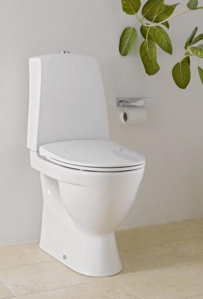 Laufen Pro N back-to-wall toilet med skjult S-lås og Laufen Clean Coat - Til limning