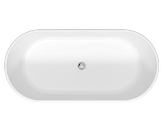 Duravit D-Neo fritstående badekar 1600 x 750 mm - Mat hvid