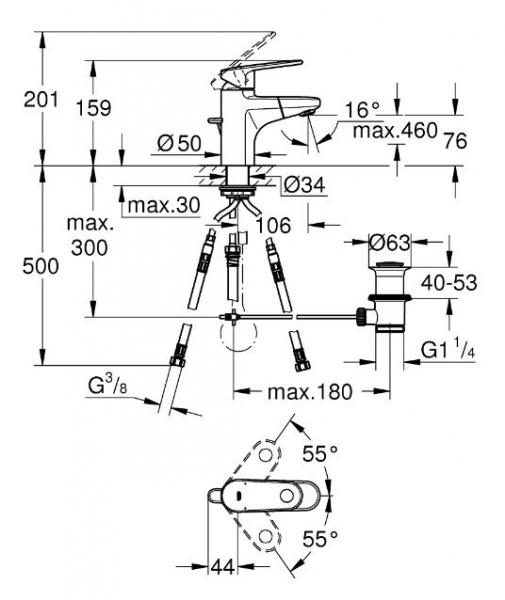 Grohe Europlus New armatur m/udtræk