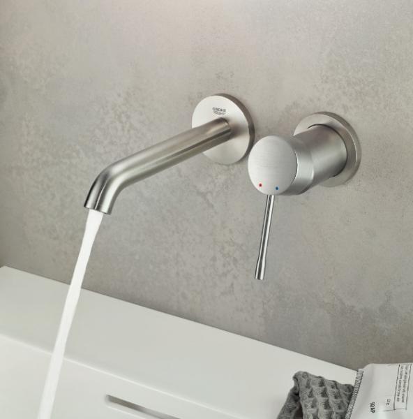 Grohe Essence New armatur til indbygning i væg - Supersteel