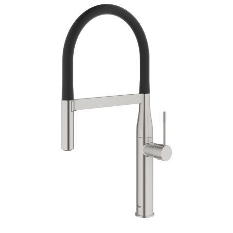 Grohe Essence New køkkenarmatur m/profi-bruser - Supersteel