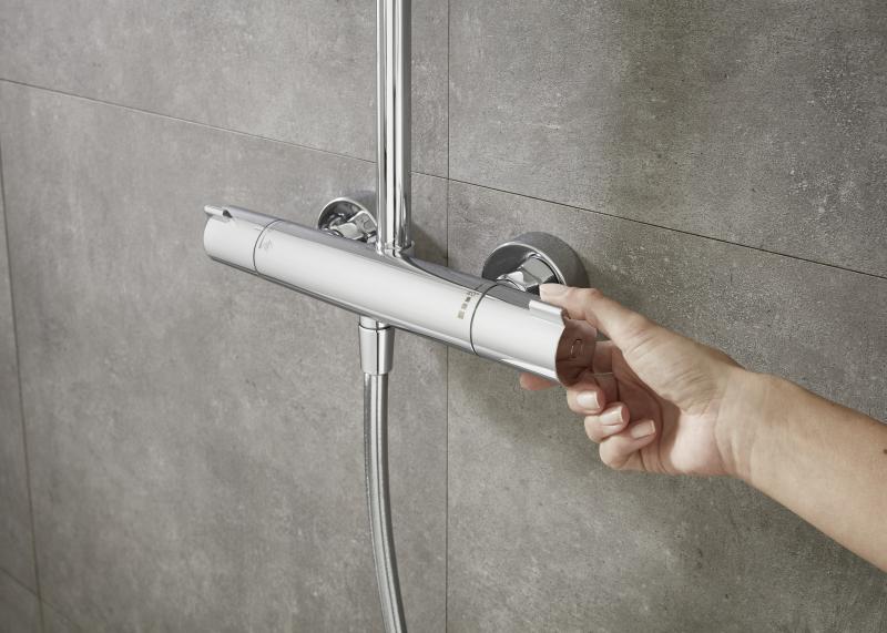 Hansgrohe Crometta E 240 Showerpipe - Ecosmart