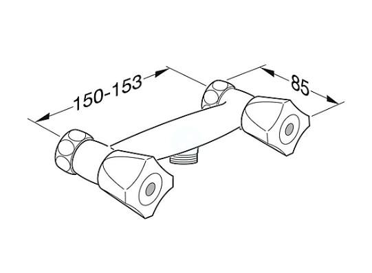 Børma Standard brusearmatur