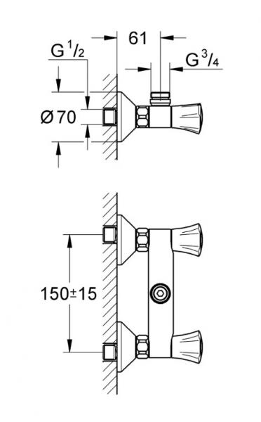 Grohe Costa L brusearmatur