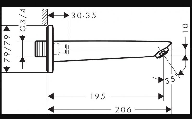 Hansgrohe Logis kartud - Krom