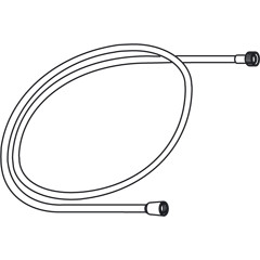 Oras bruseslange 150 cm - Hvid