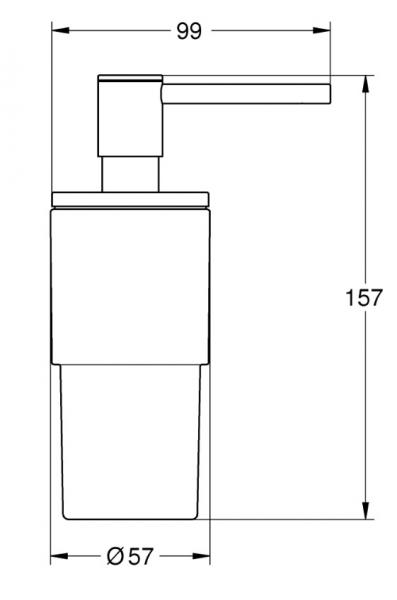 Grohe Atrio sæbedispenser - Krom