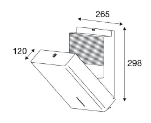 Pressalit Public Classic papirdispenser - Manuel - Rustfrit st&aring;l