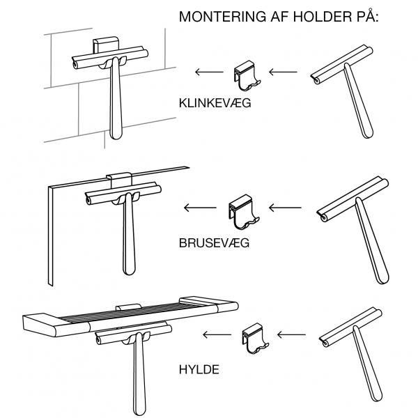 Pressalit Style badskraber - Krom