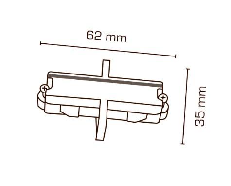 Scan Products Mita 1F mini-kobling - Hvid