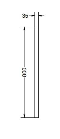 Sanibell Proline spejl Ø80 - Mat sort