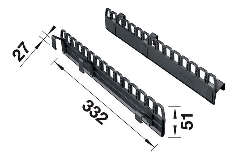 BLANCO SELECT Clip affaldsposeholder